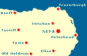 Map of Banff and Buchan District