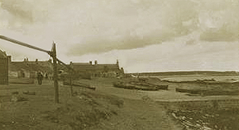   Boats on the shore at Buchanhaven c1900