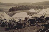 Traders carts at Aikey Fair, early 1900s courtesy Billy Rennie