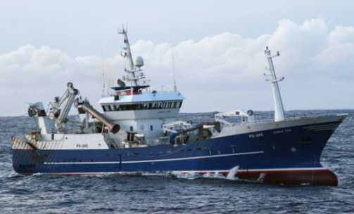 The Peterhead purse netter, Luner Bow